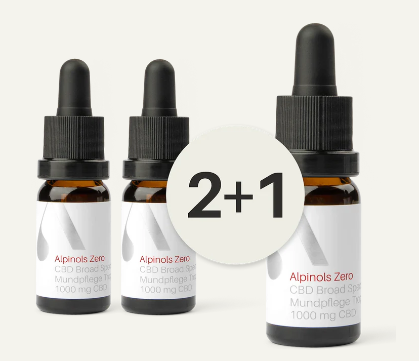 Alpinols Zero 2+1 CBD Oil (10%) Broad Spectrum